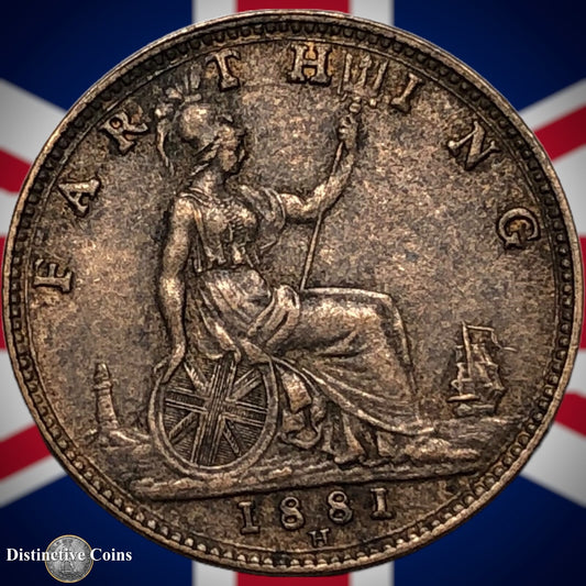 Great Britain 1881 H Farthing 1/4d GB3972