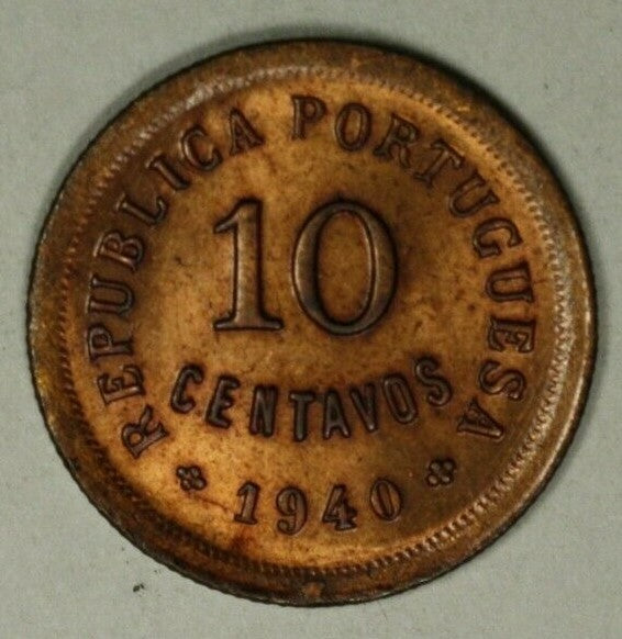 Portugal 10 Centavos 1940  R&B UNC   A2000