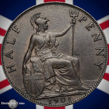 Great Britain 1901 Half Penny 1/2d GB5759