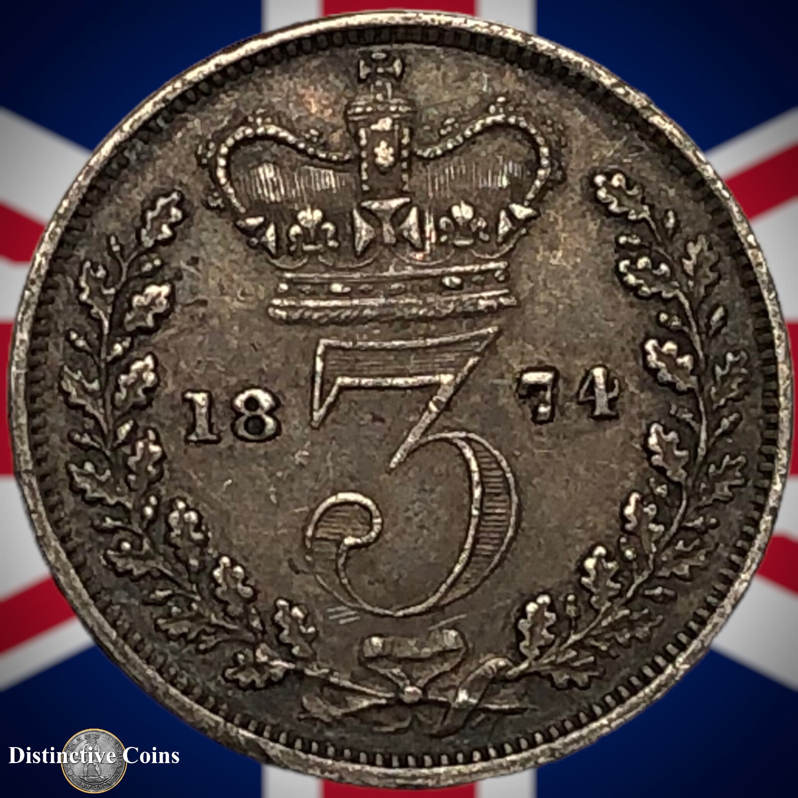 Great Britain 1874 Three Pence GB1867