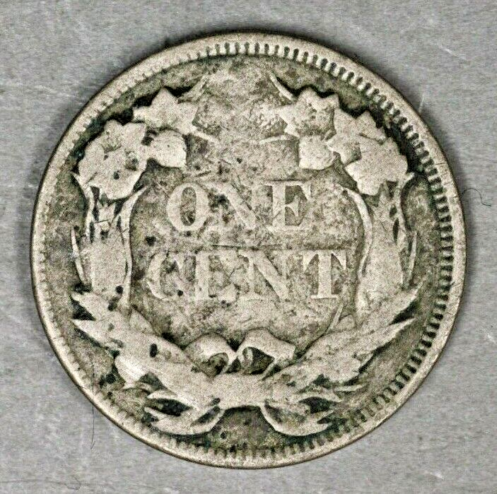 US 1857 Flying Eagle Penny Pitting  A2983