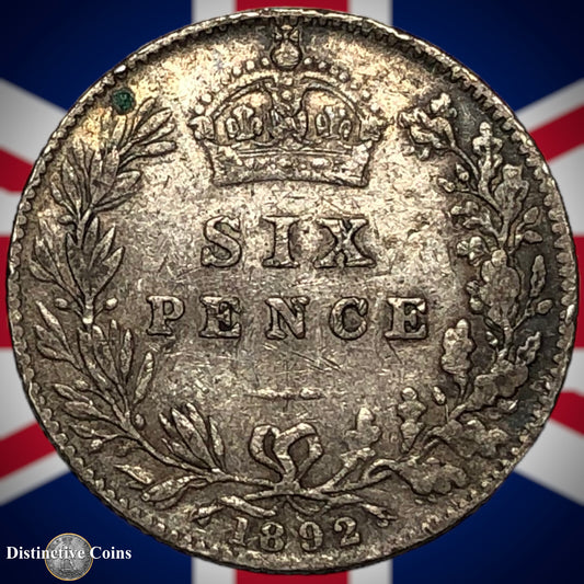 Great Britain 1892 Six Pence GB2764