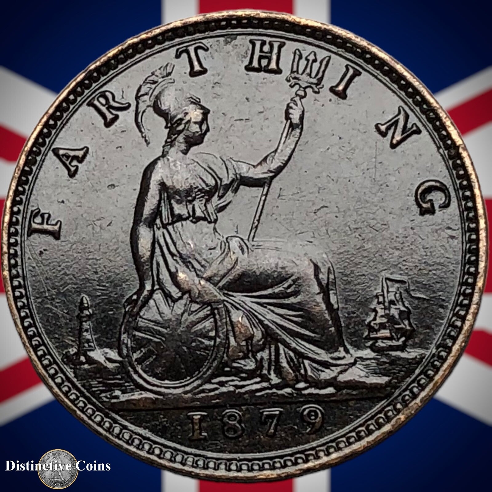 Great Britain 1879 Farthing 1/4d GB3819