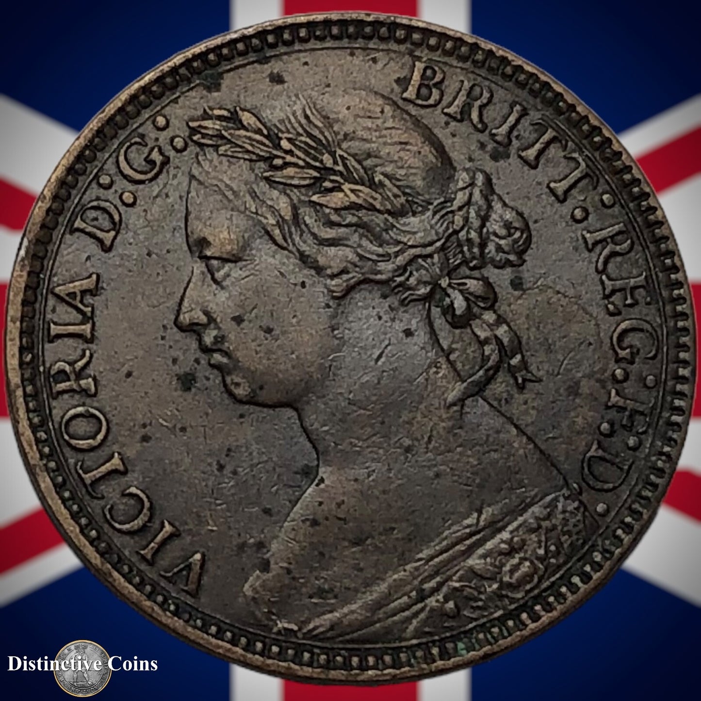 Great Britain 1875 H Farthing 1/4d GB3737