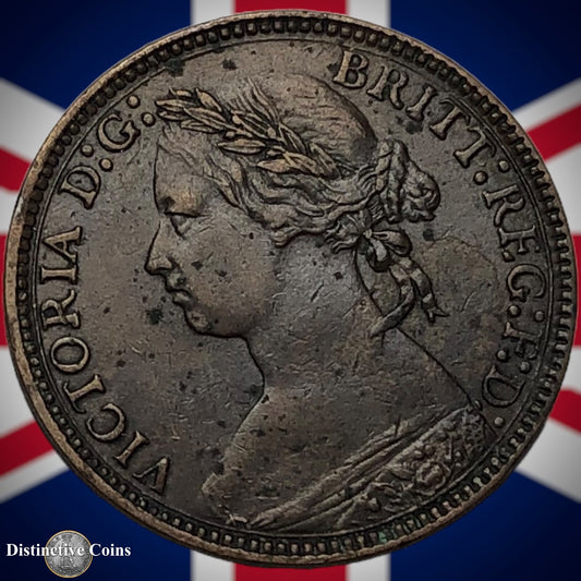 Great Britain 1875 H Farthing 1/4d GB3737