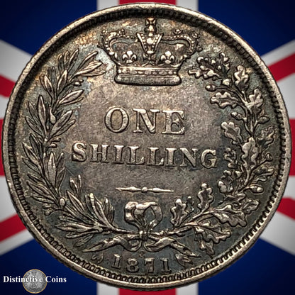 Great Britain 1871 British One Shilling GB0319