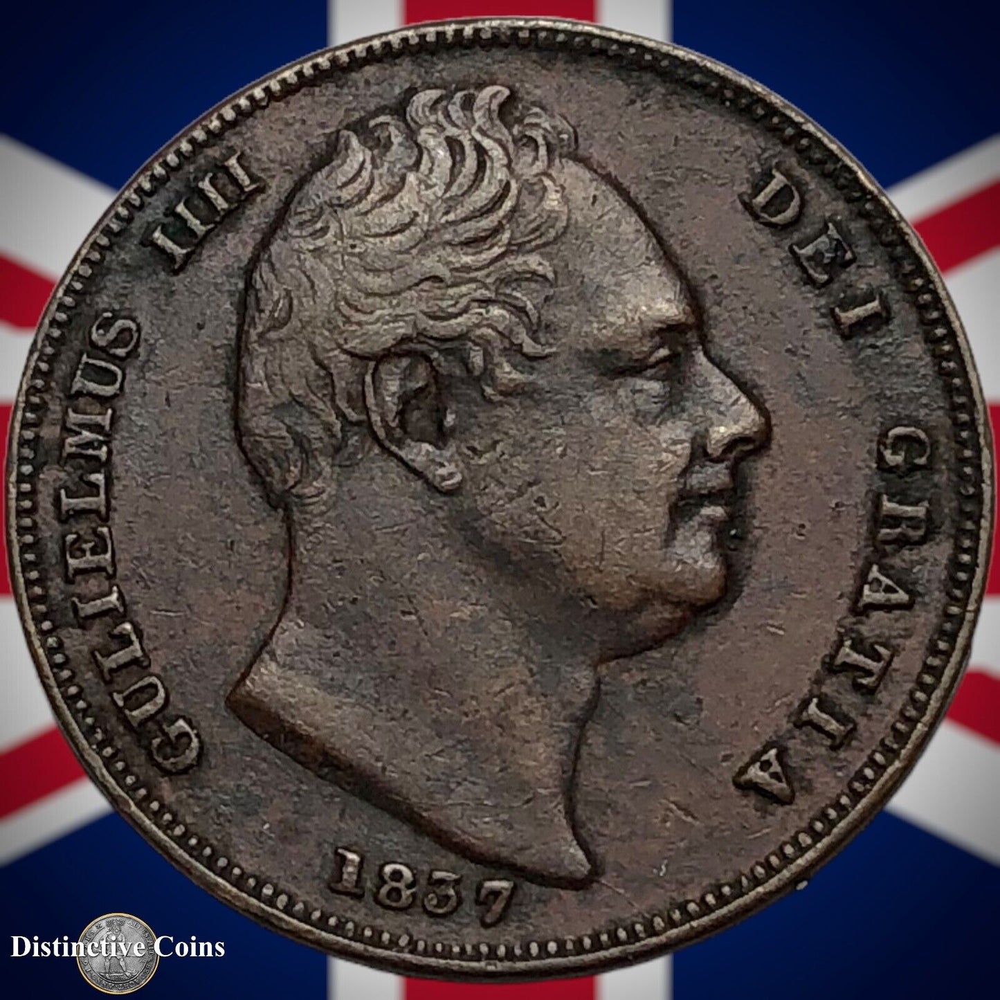 Great Britain 1837 Farthing 1/4d GB3390