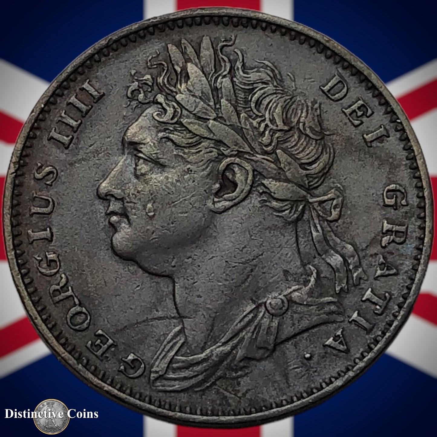 Great Britain 1822 Farthing 1/4d GB3247