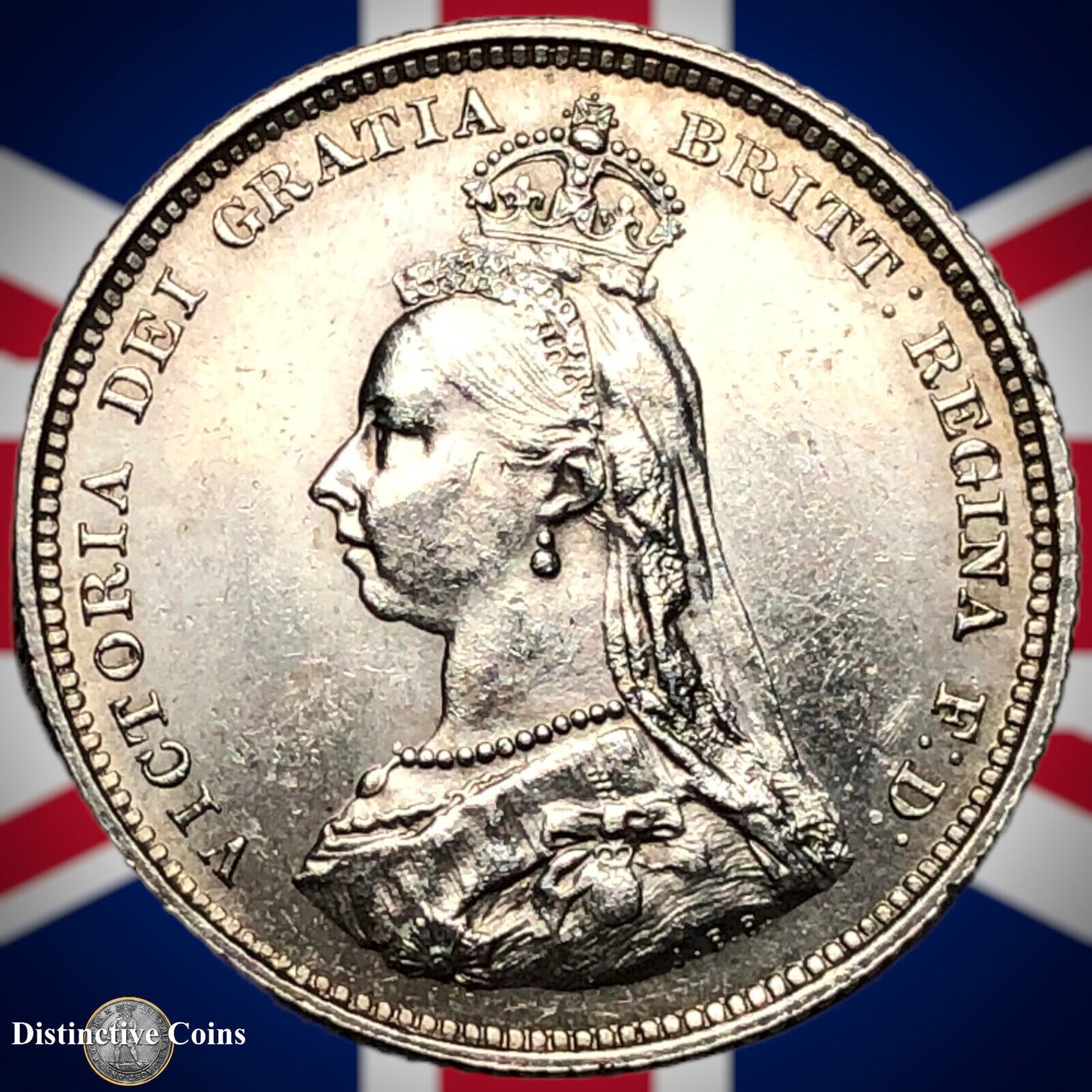 Great Britain 1887 British One Shilling GB0512