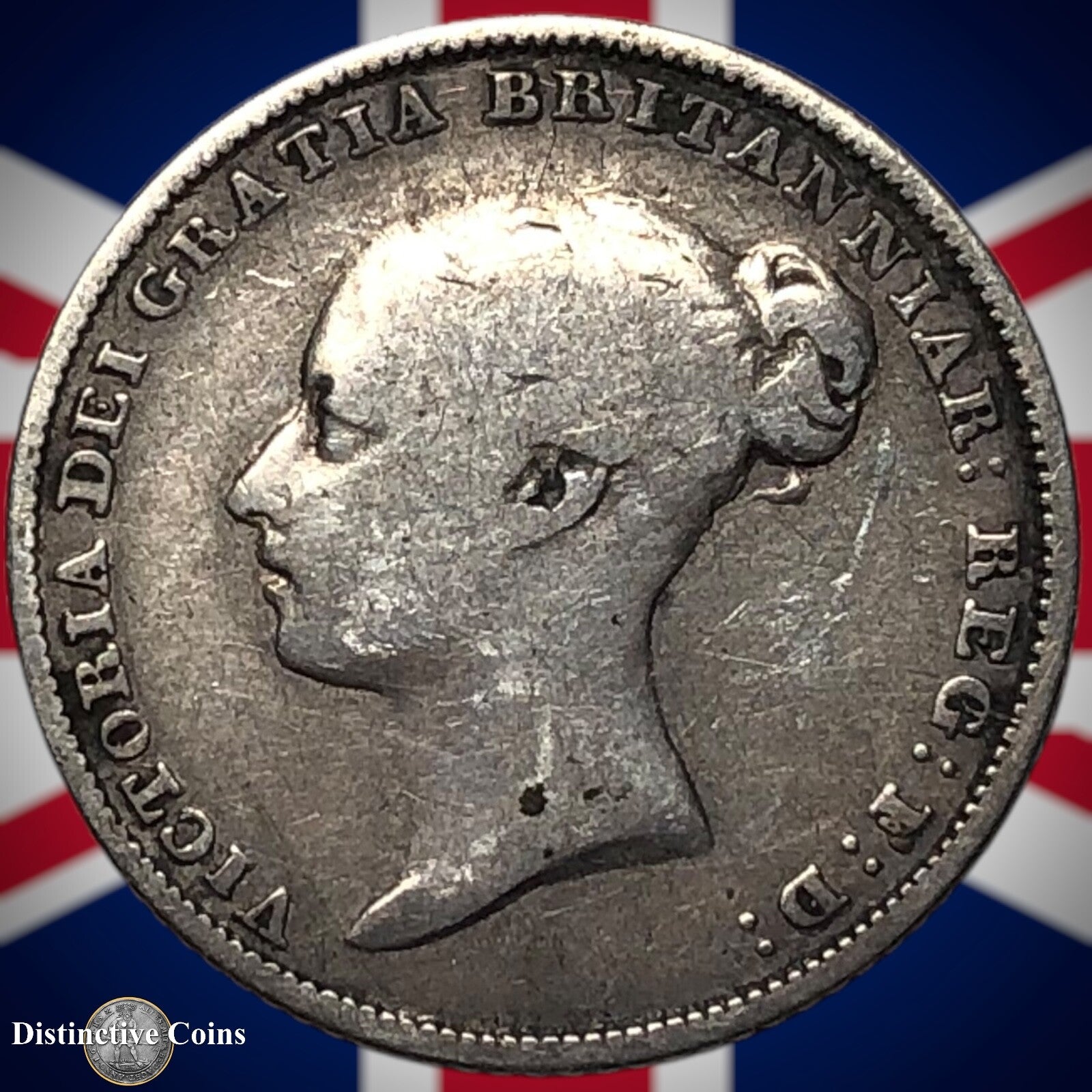 Great Britain 1855 Six Pence 6d GB7385