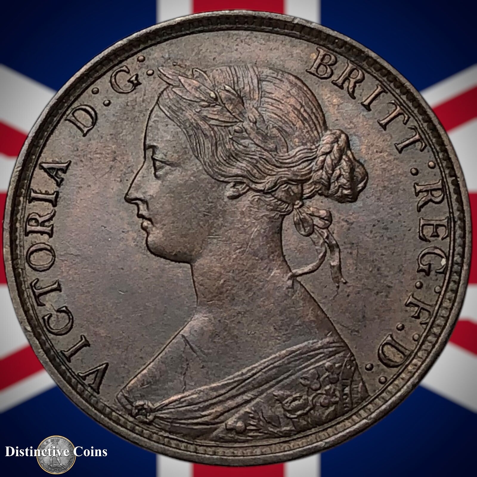 Great Britain 1863 Half Penny 1/2d GB5462