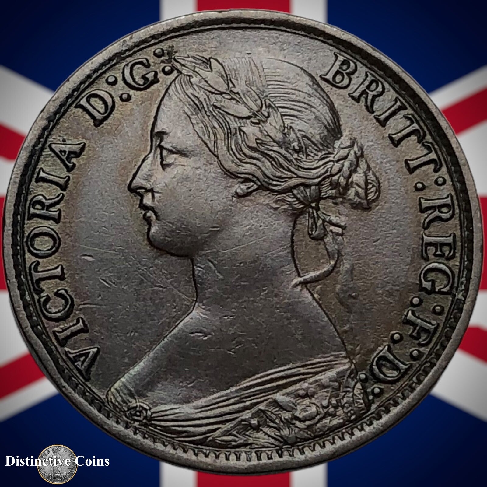 Great Britain 1867 Farthing 1/4d GB3601