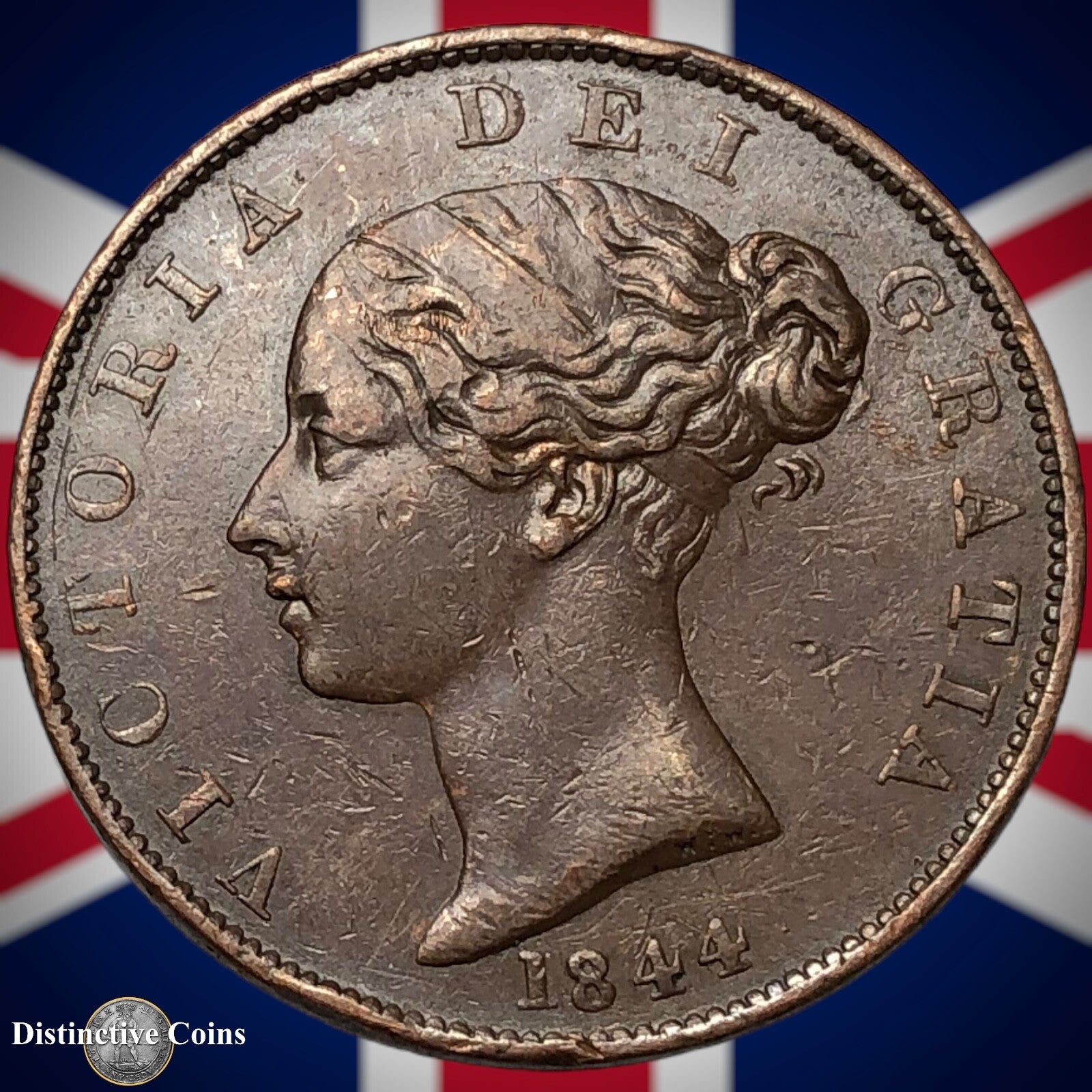 Great Britain 1844 Half Penny 1/2d GB5238