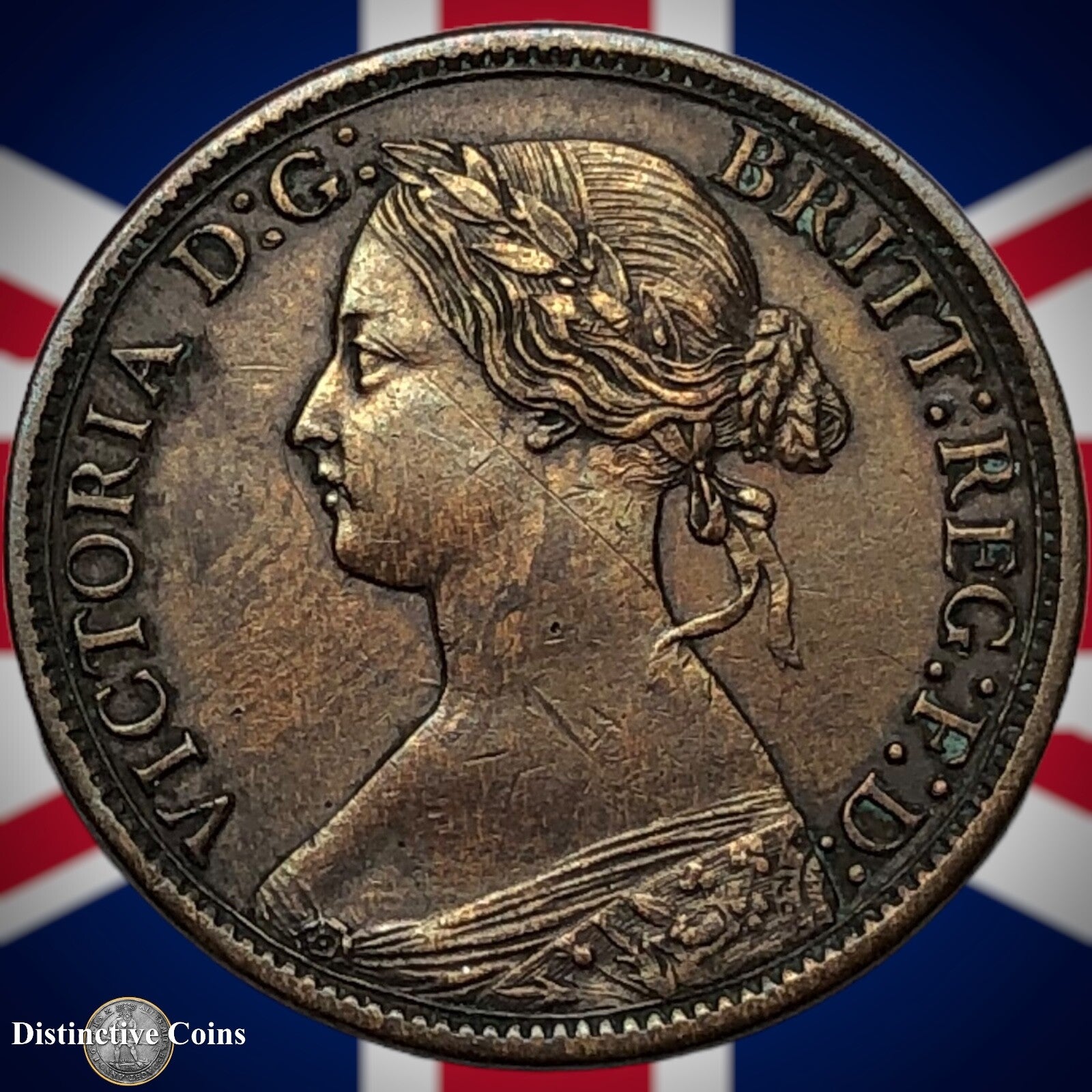 Great Britain 1864 Farthing 1/4d GB3514