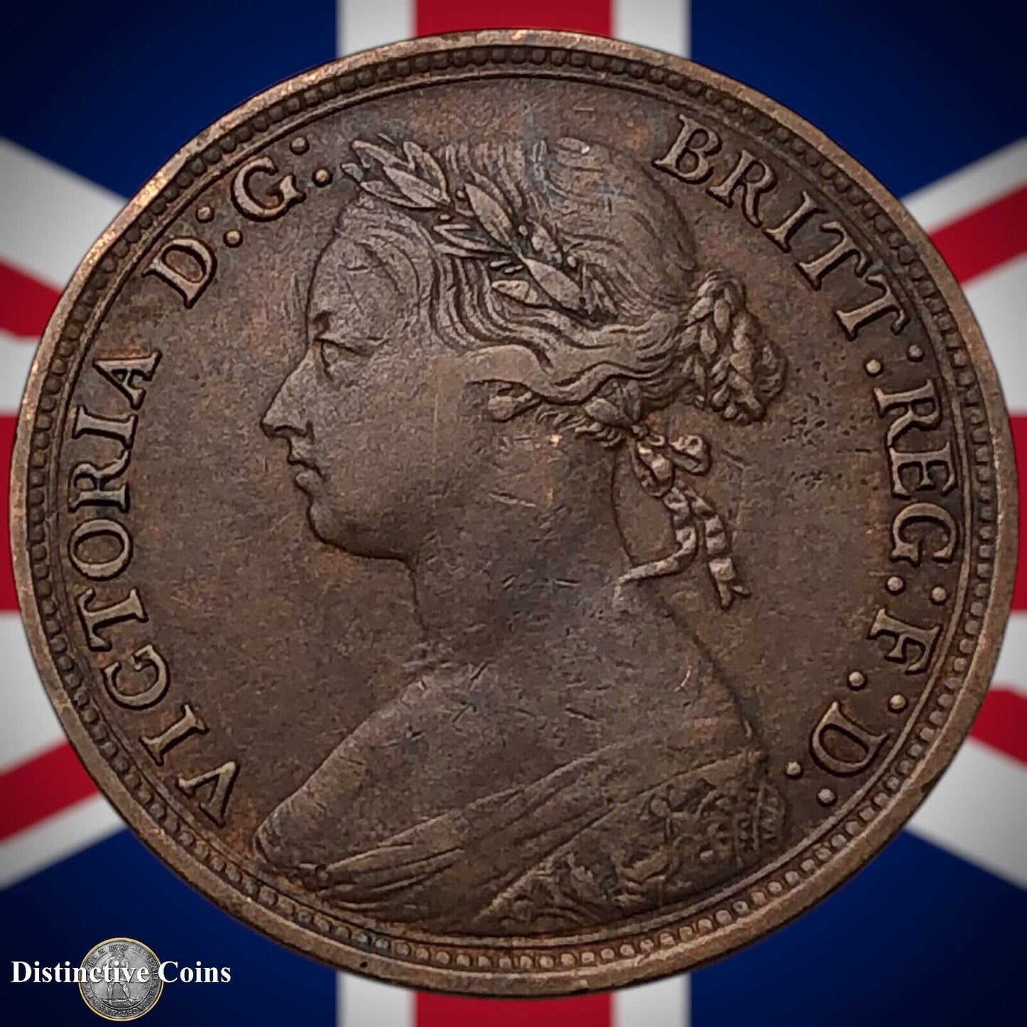 Great Britain 1880 Half Penny 1/2d GB5551