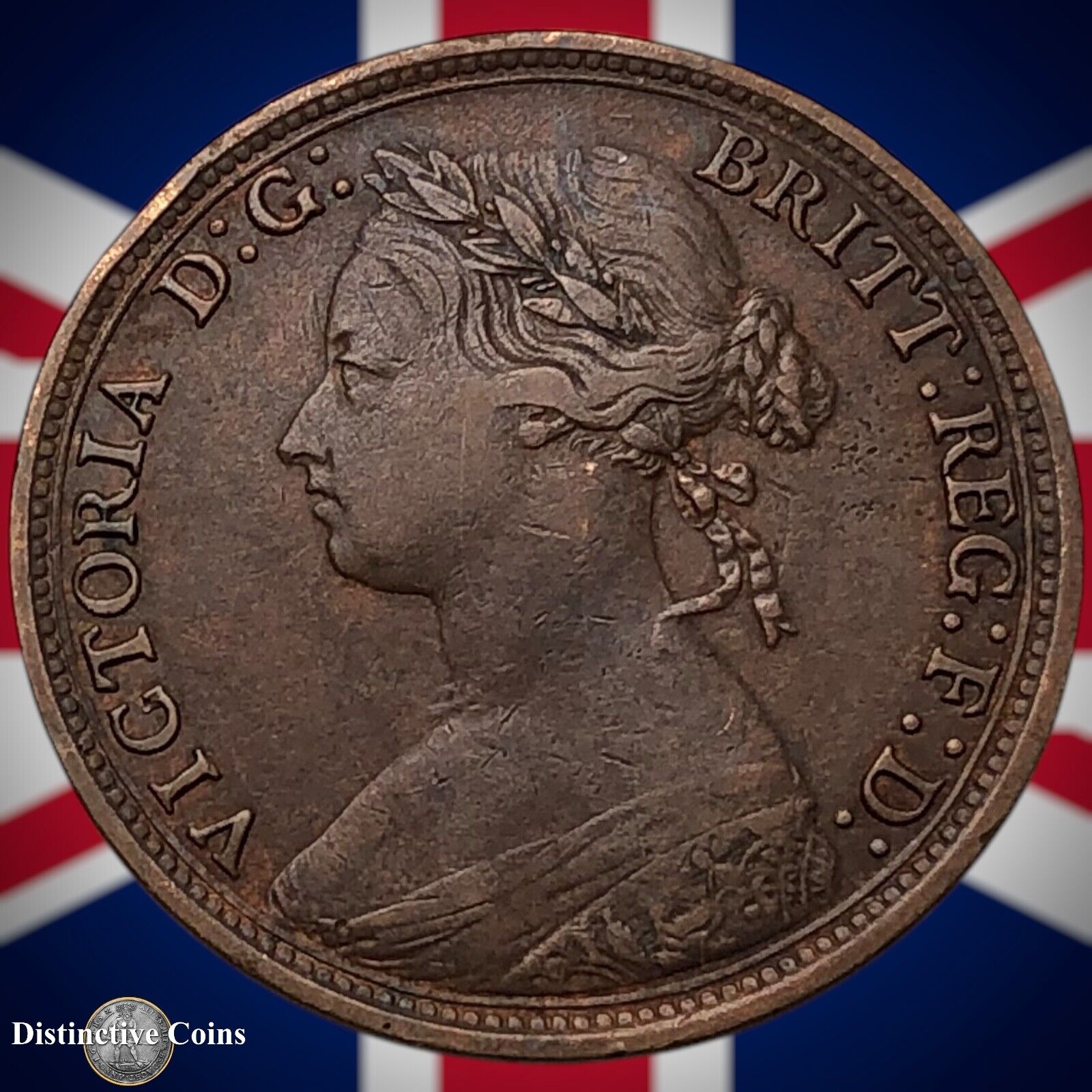 Great Britain 1880 Half Penny 1/2d GB5551