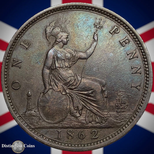 Great Britain 1862 Penny 1d GB6235