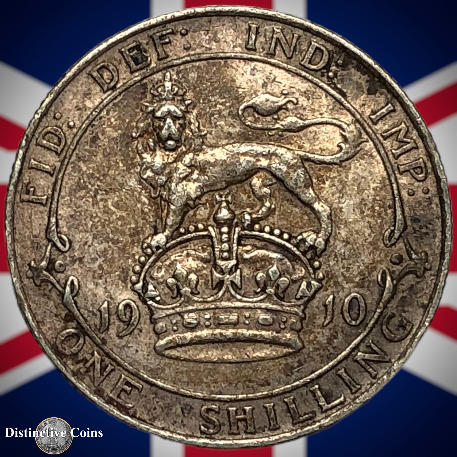 Great Britain 1910 British One Shilling GB0880