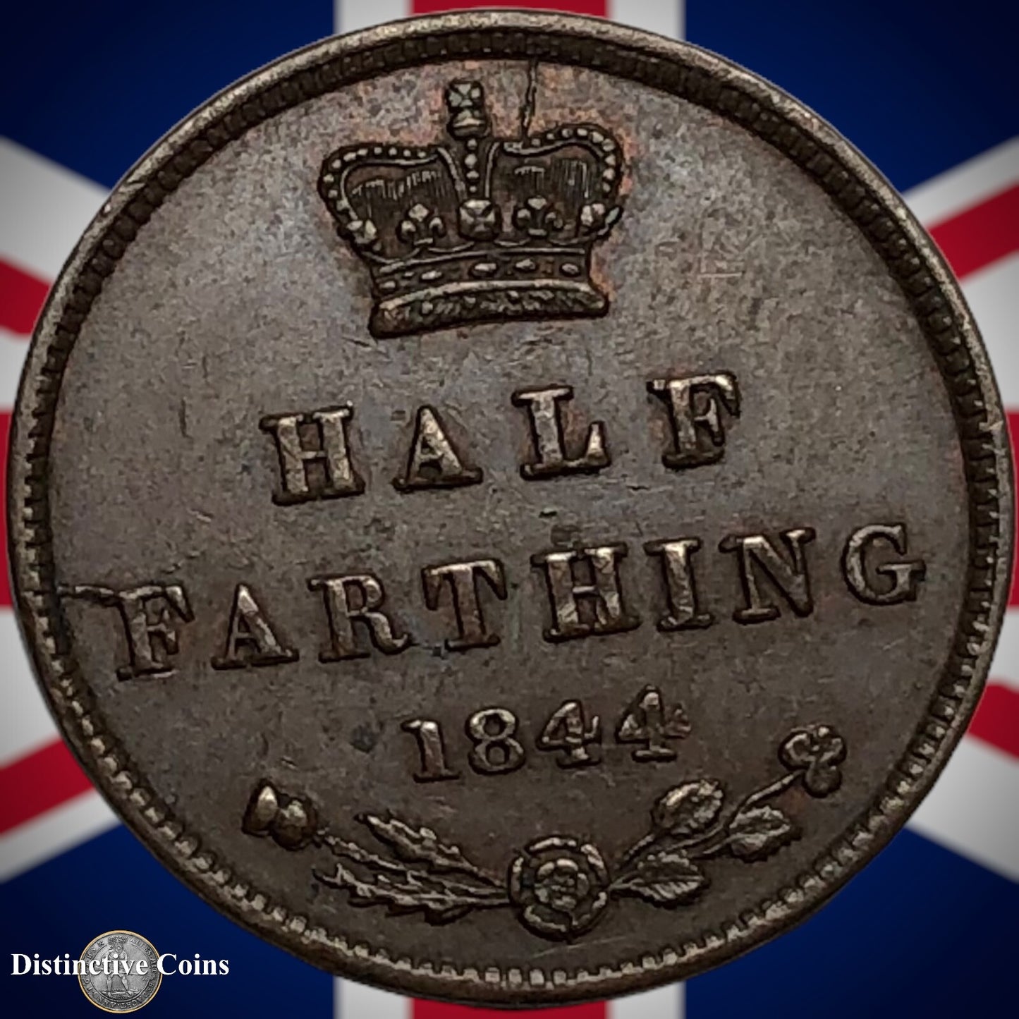 Great Britain 1844 Half Farthing 1/2 Penny GB3084
