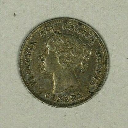 Canada Silver 5 Cents 1893  XF   A2386