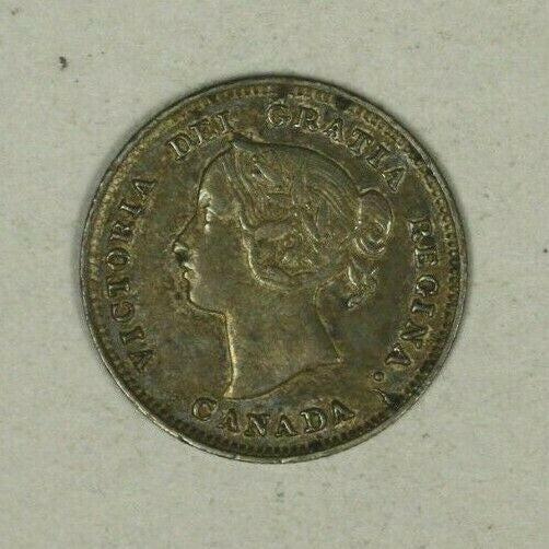 Canada Silver 5 Cents 1893  XF   A2386