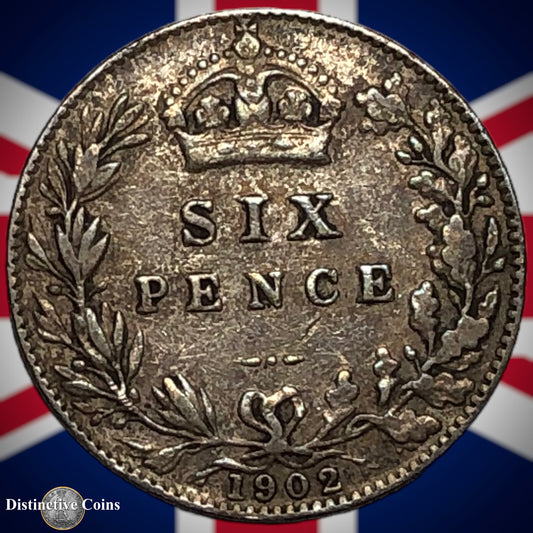 Great Britain 1902 Six Pence GB1497