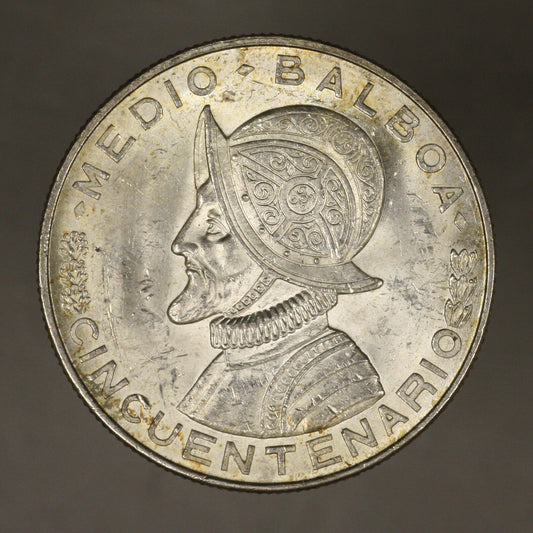 Panama 1953 1/2 Half Balboa BU