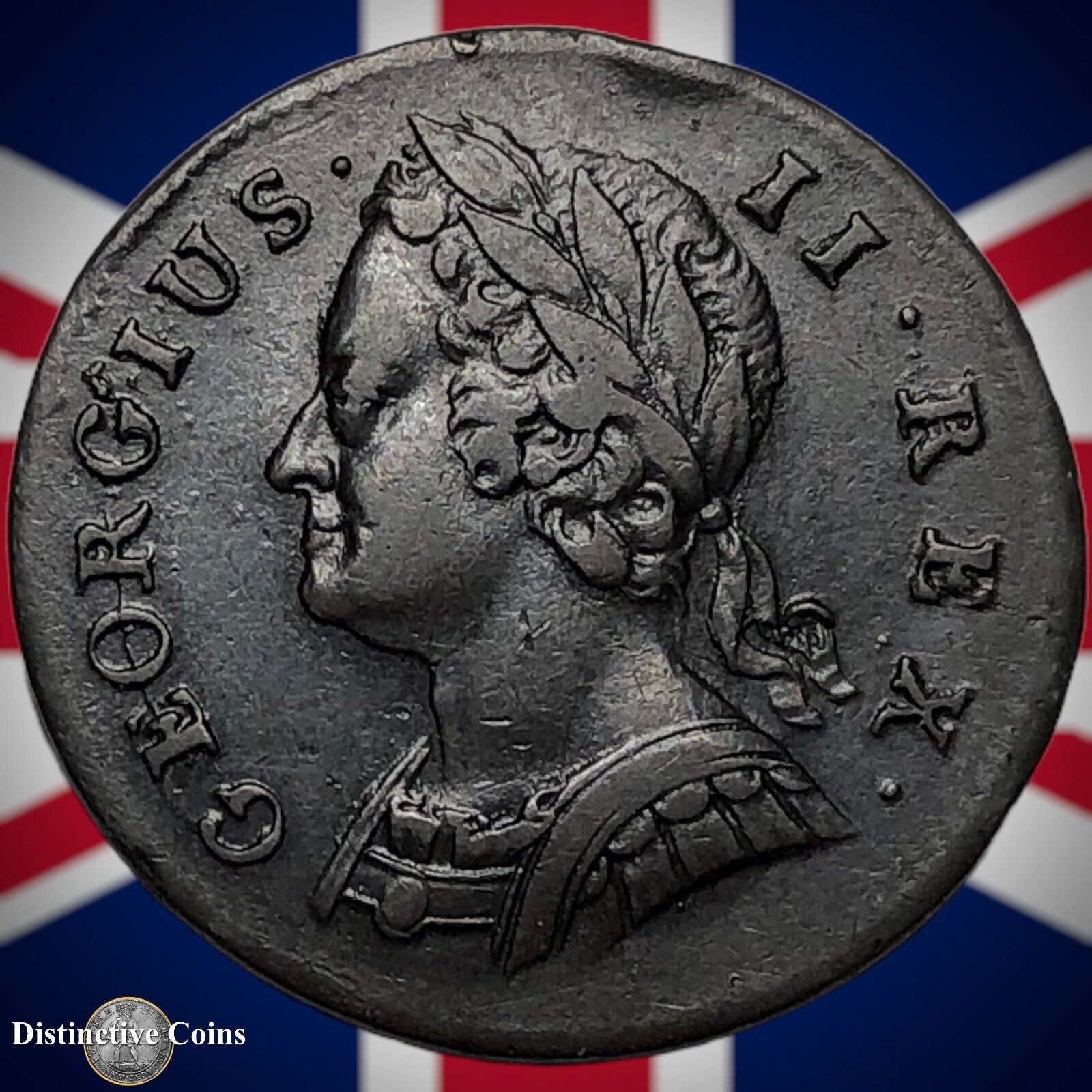 Great Britain 1741 Farthing 1/4d GB3168