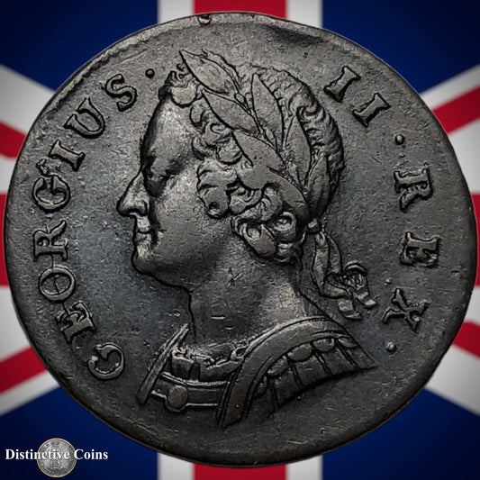 Great Britain 1741 Farthing 1/4d GB3168