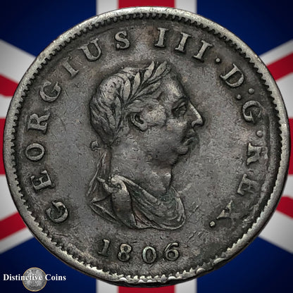 Great Britain 1806 Half Penny 1/2d GB5154
