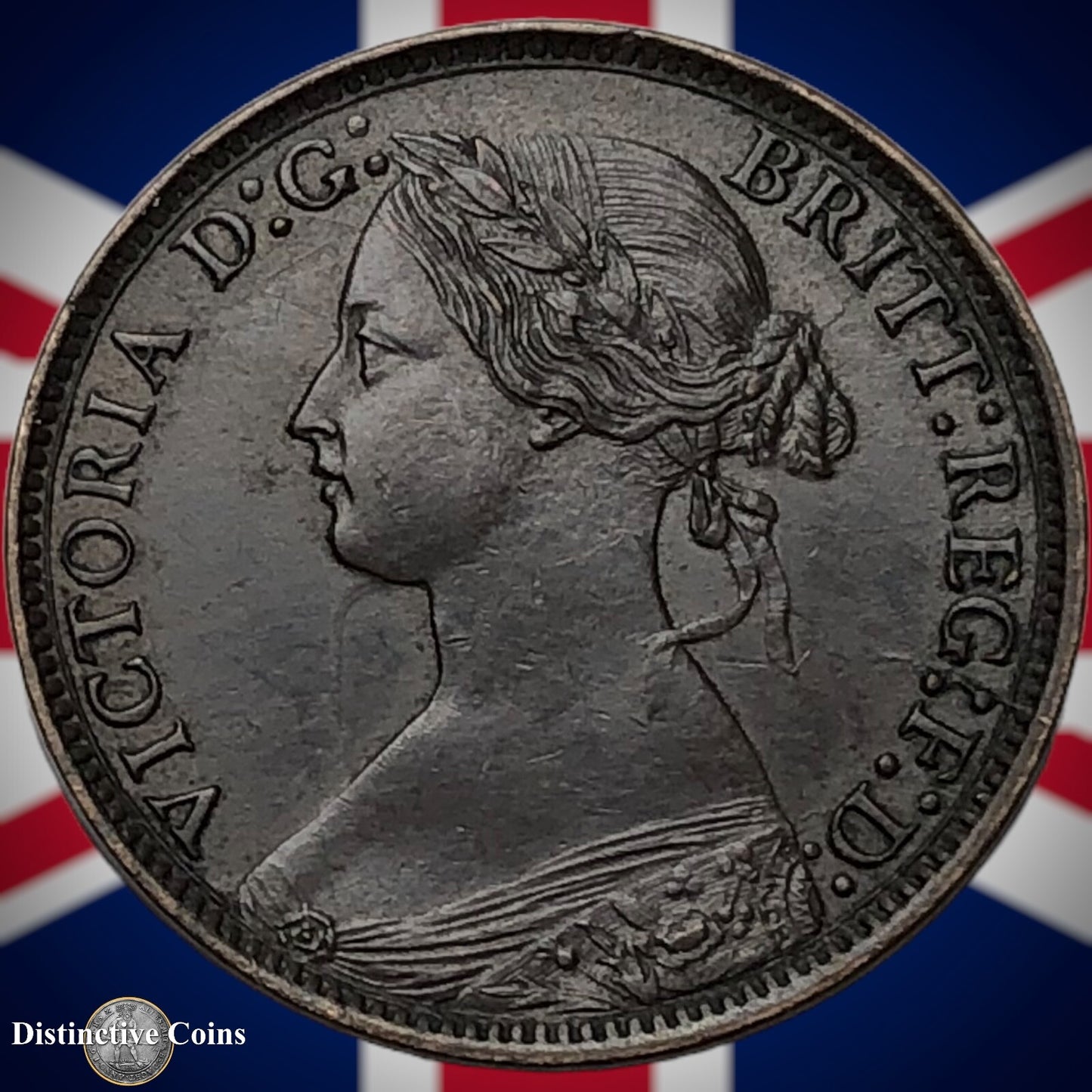 Great Britain 1875 Farthing 1/4d GB3735