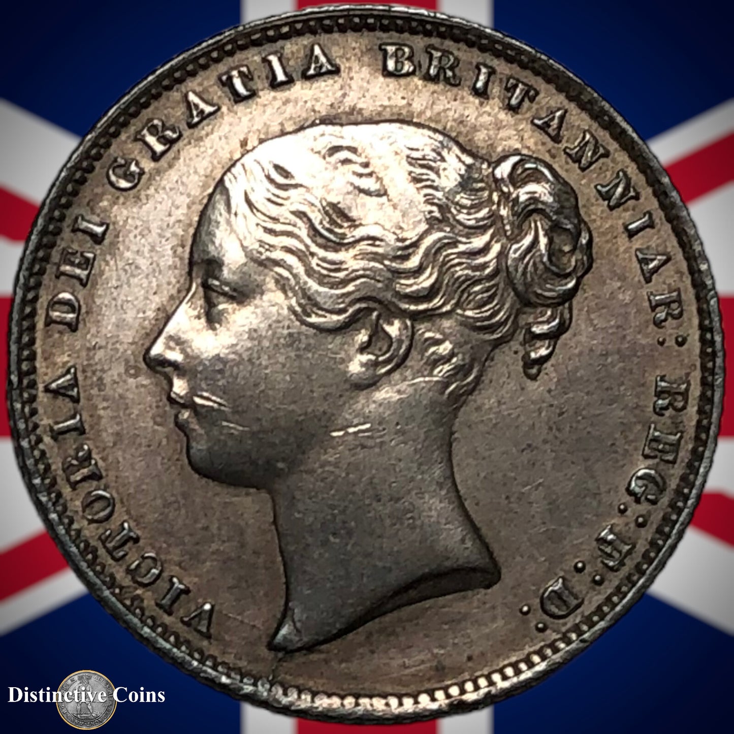 Great Britain 1864 British One Shilling GB0276