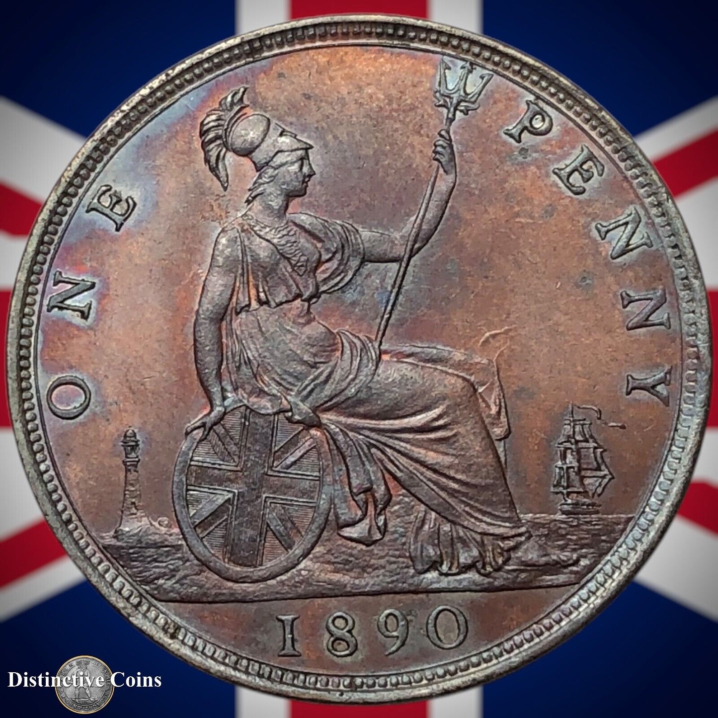 Great Britain 1890 Penny 1d GB6525