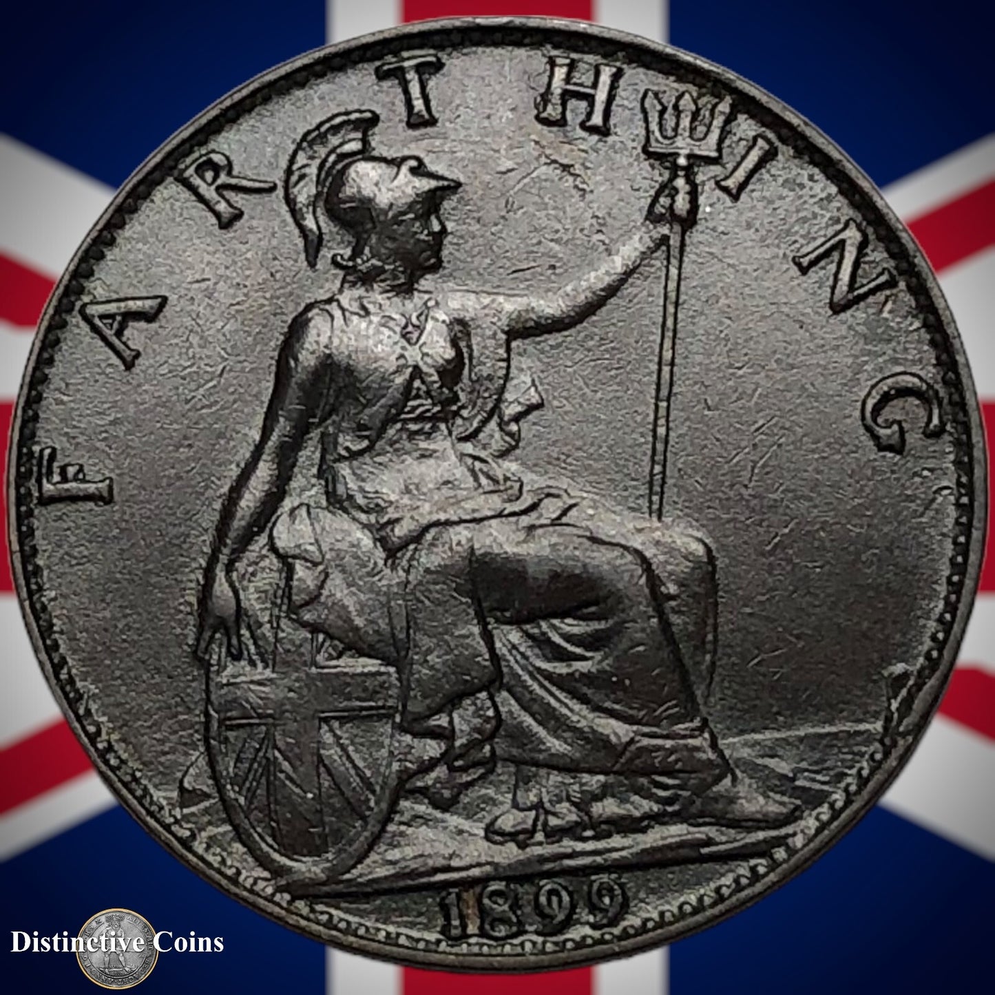 Great Britain 1899 Farthing 1/4d GB4463