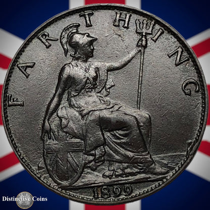 Great Britain 1899 Farthing 1/4d GB4463