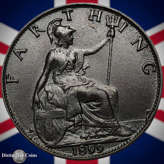 Great Britain 1899 Farthing 1/4d GB4463