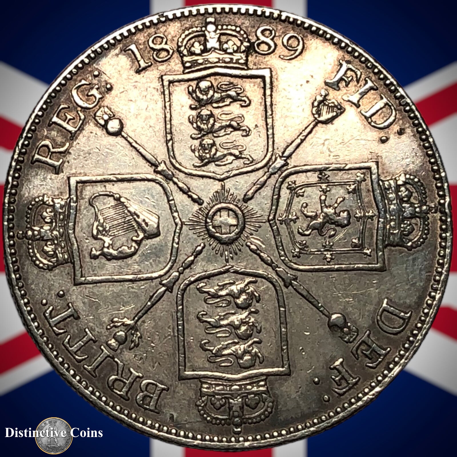 Great Britain 1889 Double Florin GB1394