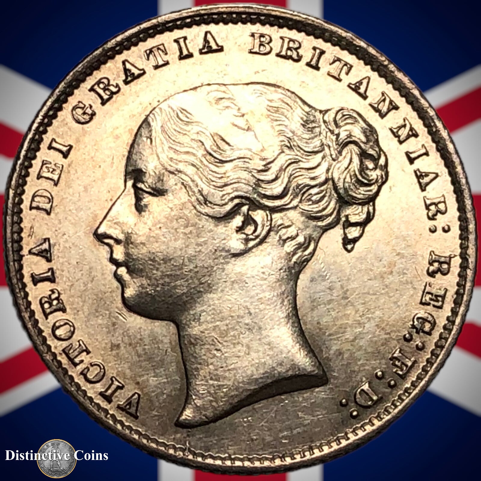 Great Britain 1866 British One Shilling GB0289