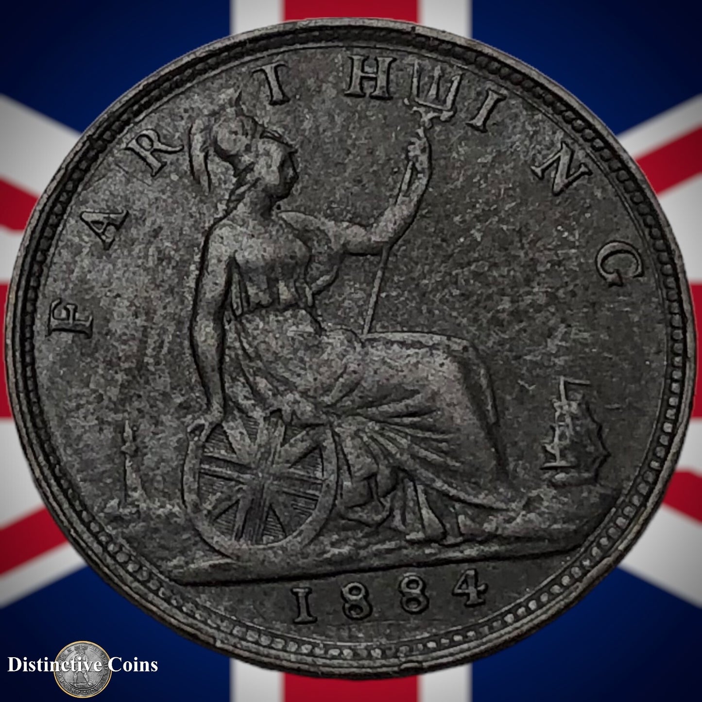Great Britain 1884 Farthing 1/4d GB4083