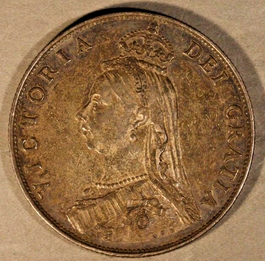 1887 Great Britain Florin Pleasant High Grade Coin