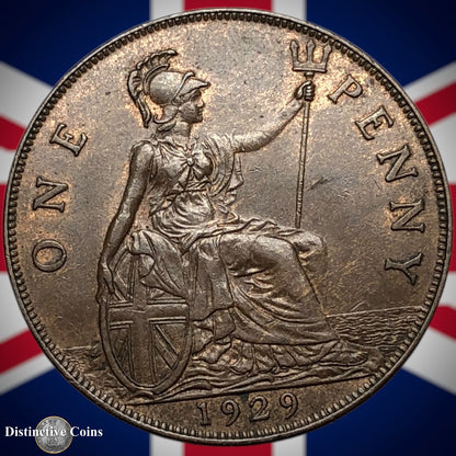 Great Britain 1929 Penny 1d GB7097