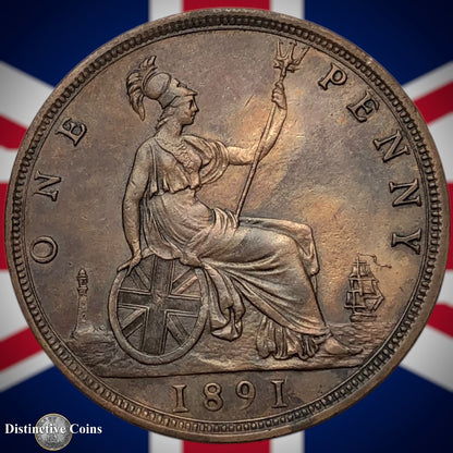 Great Britain 1891 Penny 1d GB6540