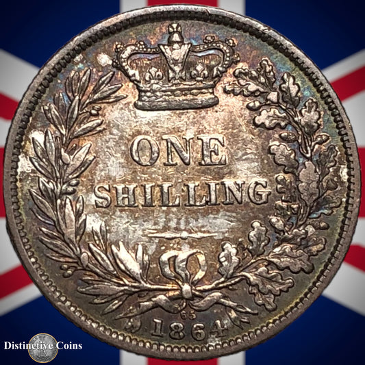 Great Britain 1864 British One Shilling GB0274