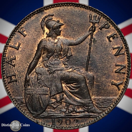 Great Britain 1902 Half Penny 1/2d GB5786