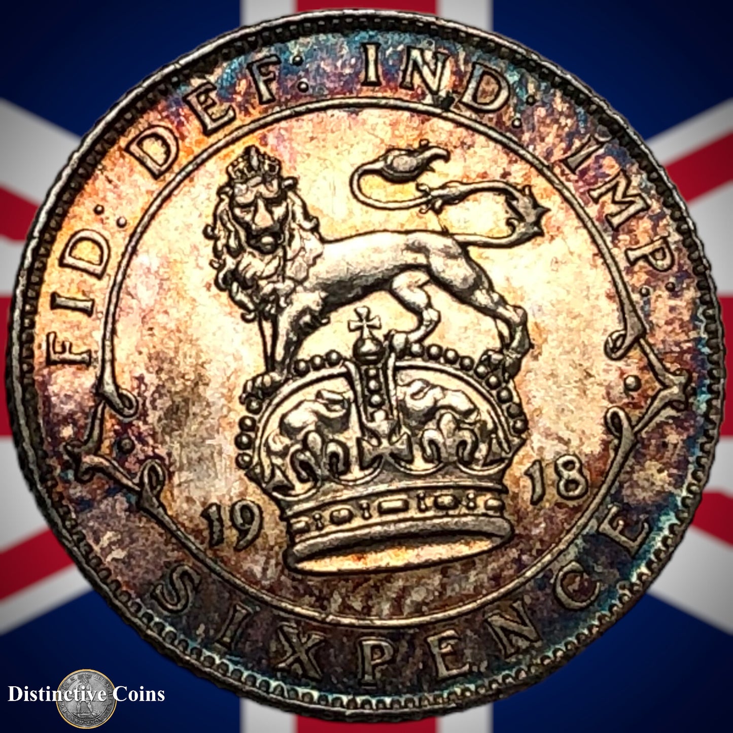 Great Britain 1918 Six Pence GB1619