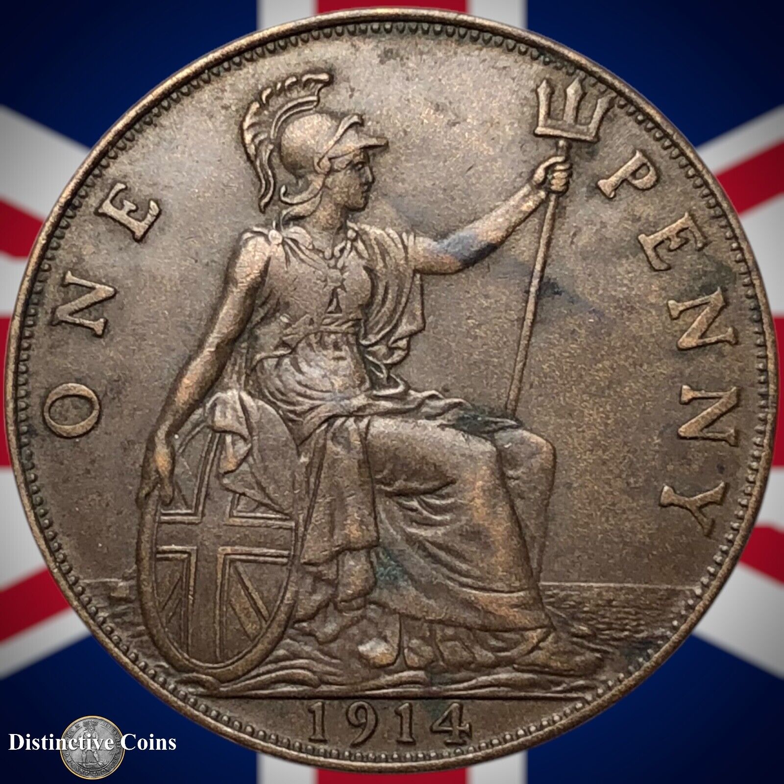 Great Britain 1914 Penny 1d GB6817