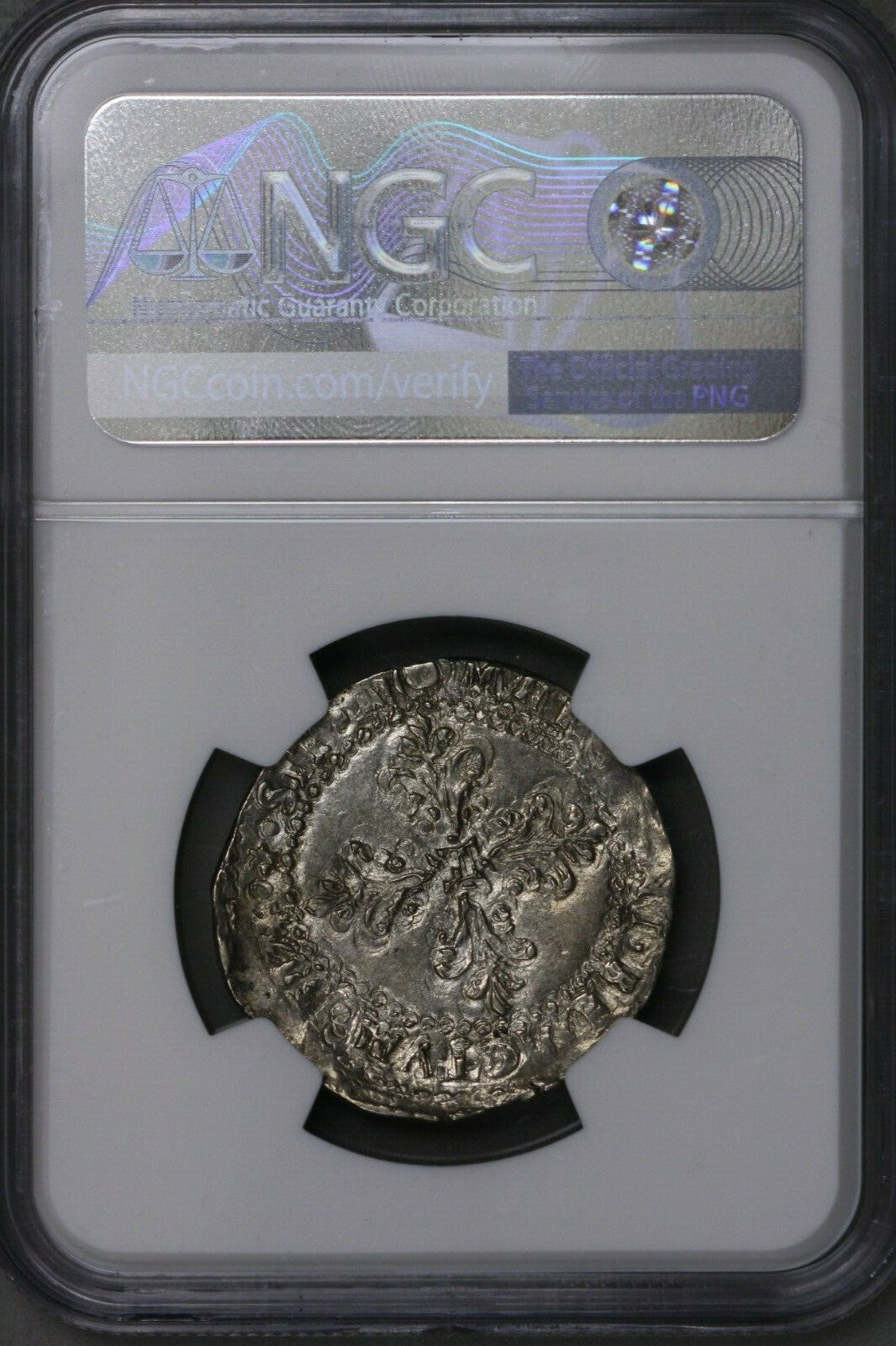 France 1574-1589 H 1/2 Franc Henri III Top Pop 1/10 NGC MS 61   S403