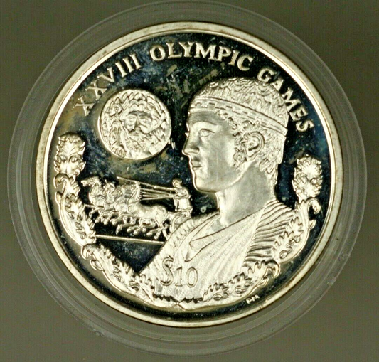 British Virgin Islands $10  2003 Olympic Games Proof  A1352