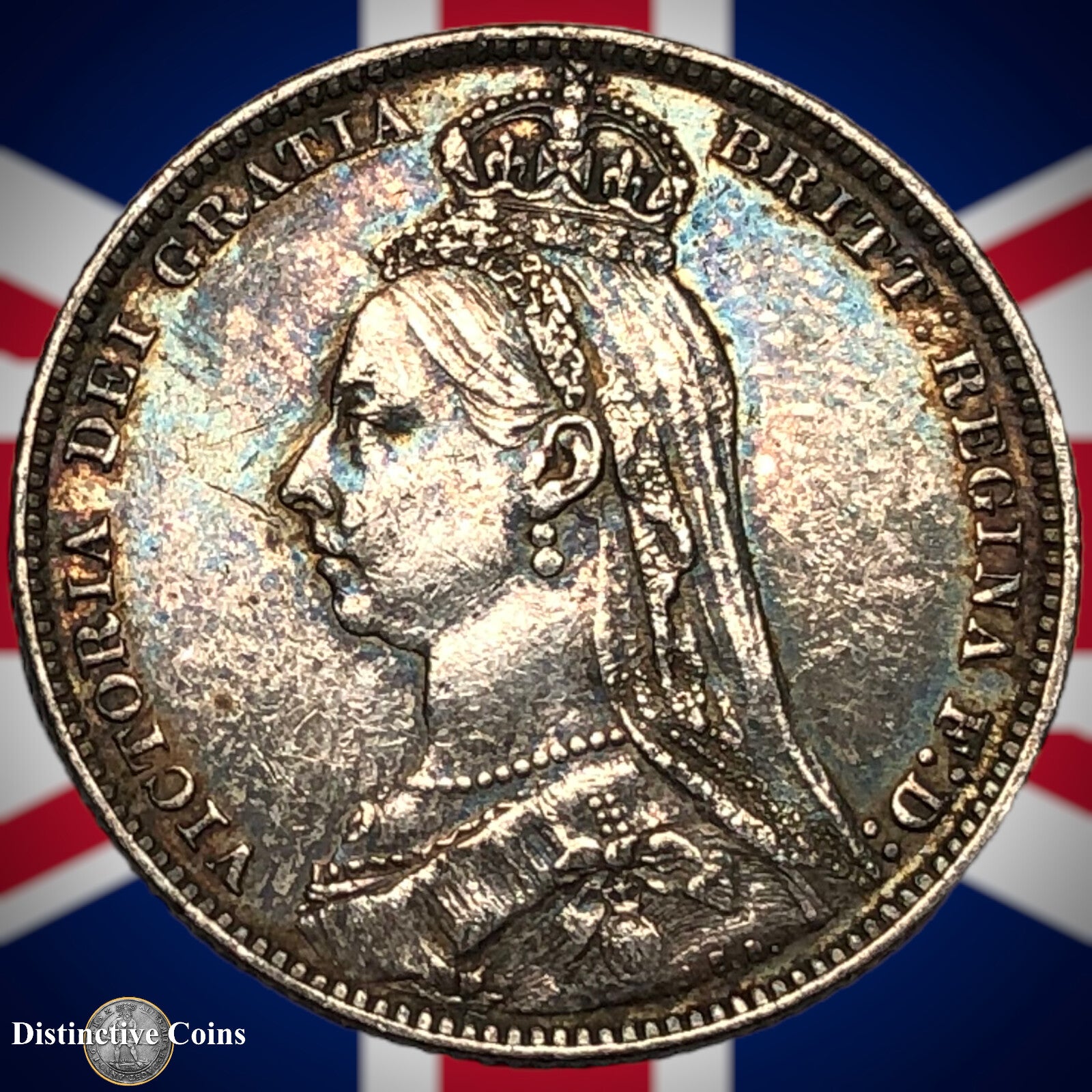 Great Britain 1891 British One Shilling GB0584