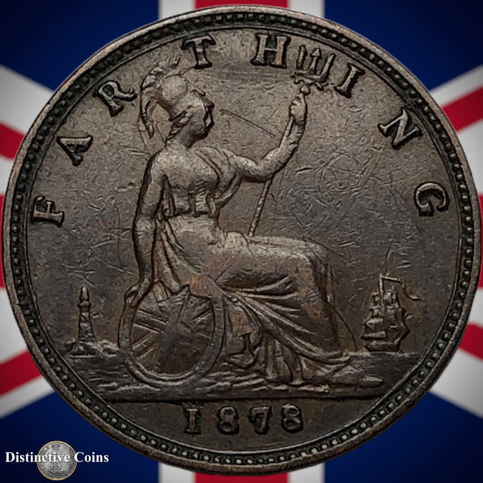 Great Britain 1878 Farthing 1/4d GB3783